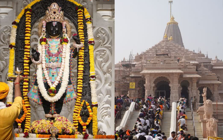 UnitedBharatUP's tweet image. अयोध्या: श्री राम जन्मभूमि मंदिर में 24 से 26 नवंबर तक VIP दर्शन की व्यवस्था स्थगित रहेगी।इस दौरान किसी भी प्रकार का VIP पास जारी नहीं किया जाएगा।यह फैसला मुख्य रूप से 25 नवंबर को होने वाले ध्वजारोहण समारोह के कारण लिया गया है। #Ayodhya #RamMandir #VIPDarshan #bignews #ध्वजारोहण