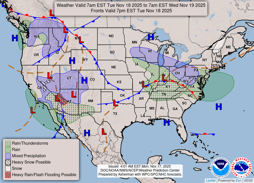 Weather Briefing for Tuesday, November 18, 2025

thunderpigblog.blogspot.com/2025/11/wx2025…

• sunny and  cool
• Elevated Fire Risk 
• NC politicians have flocked to the hemp industry. This former governor is one of them

#WNCnews #MaconWeather