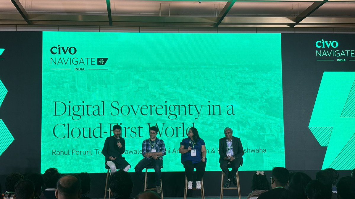 SKumarDhananjay's tweet image. Having an amazing time at the Civo Navigate event in Bangalore! Great sessions, awesome community vibes, and tons of learning. Big shoutout to @kunalstwt for the energy and inspiration! 🚀🔥 #CivoNavigate #CloudNative #Bangalore