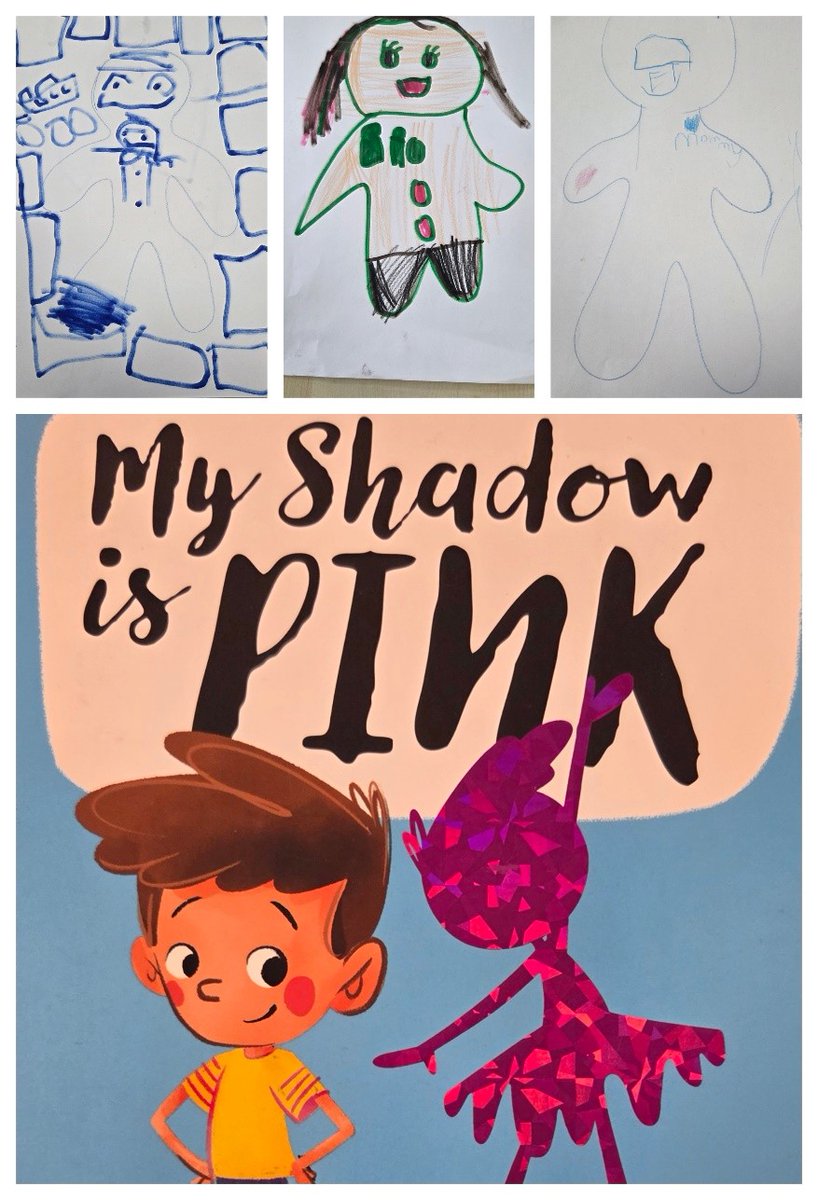 TrinityNCL's tweet image. This week, KS1 explored identity, self-expression &amp;amp; confidence after reading My Shadow is Pink by Scott Stuart.🌈✨
The book sparked amazing conversations about being proud of who we are &amp;amp; celebrating what makes us unique.
The class then drew their own colourful shadows!💖👏