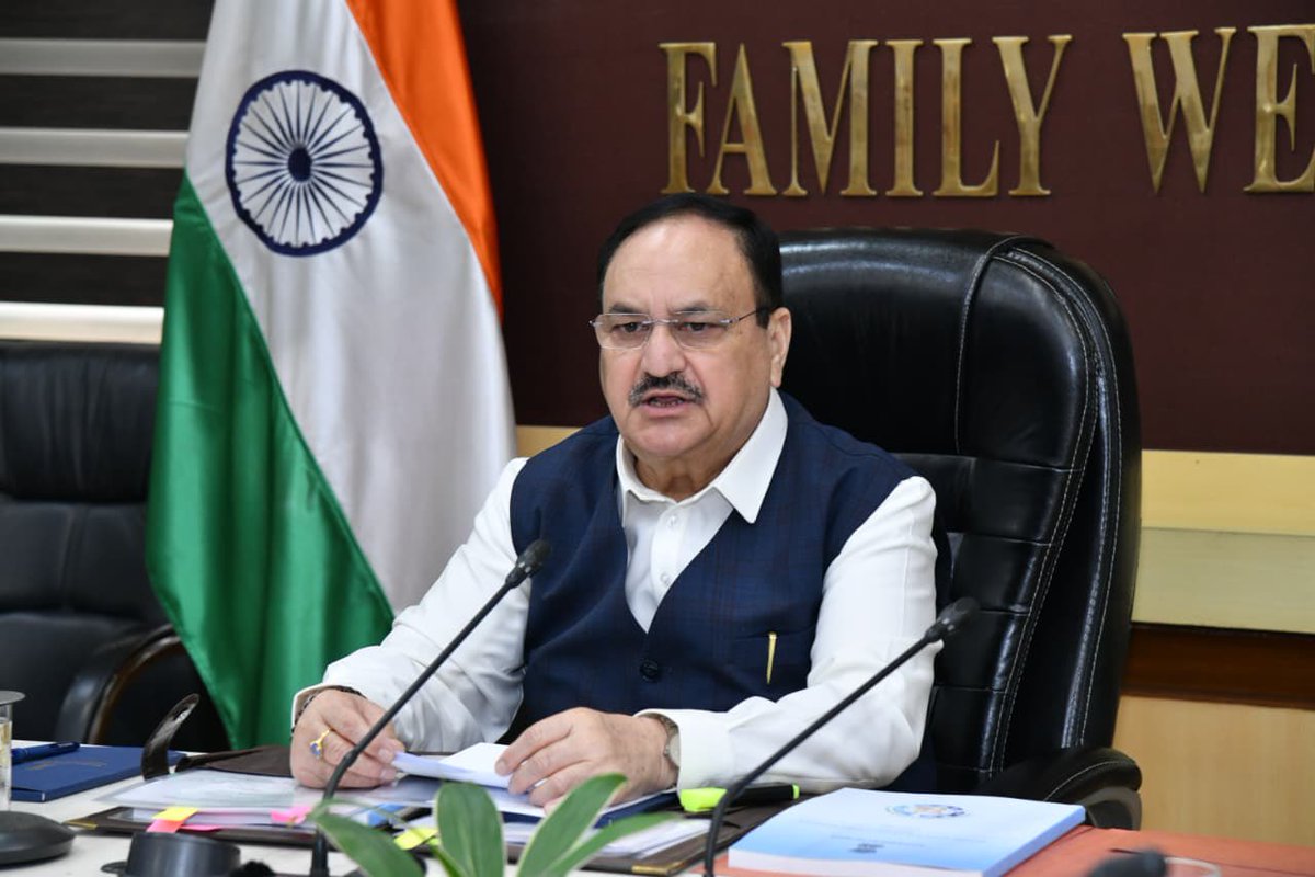 MoHFW_INDIA's tweet photo. #HealthForAll #AMR2.0
Union Health Minister Shri @JPNadda Launches National Action Plan on Antimicrobial Resistance 2.0
AMR is a major public health concern that can only be addressed through collective action: Union Health Minister
“Overuse and misuse of antibiotics has unfortunately become common practice, underscoring the urgency of corrective measures”
“Key strategies of AMR containment to be implemented under NAP AMR 2.0 which includes strengthening awareness, education and training, enhancing laboratory capacity and infection control in healthcare facilities”
https://t.co/HrPErb2kJ3
@PMOIndia @JPNadda @AnupriyaSPatel @mpprataprao @Min_FAHD @AgriGoI @moefcc @IndiaDST @Pharmadept @moayush @DoWRRDGR_MoJS @MIB_India @EduMinOfIndia
