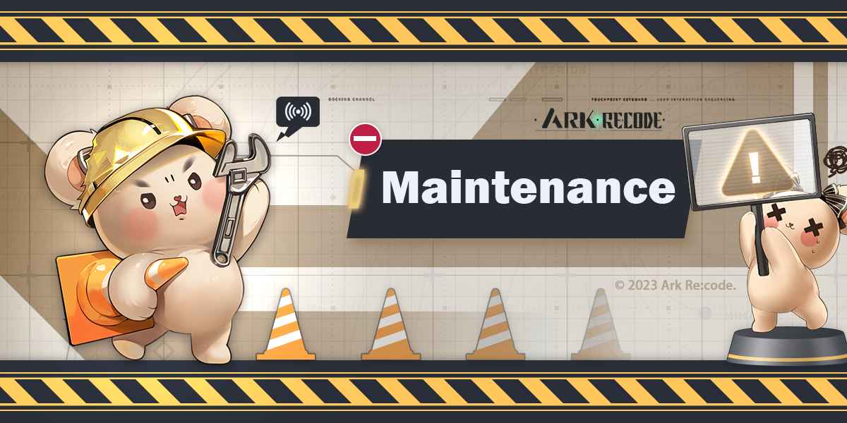 Dear Commander, there is a new message from the Astrogen Research Institute.

Ark Re:Code is scheduled to undergo an update on Nov 19th 00:00 (UTC+0). The servers will remain open during this maintenance update. 
#ArkReCode #EROLABS