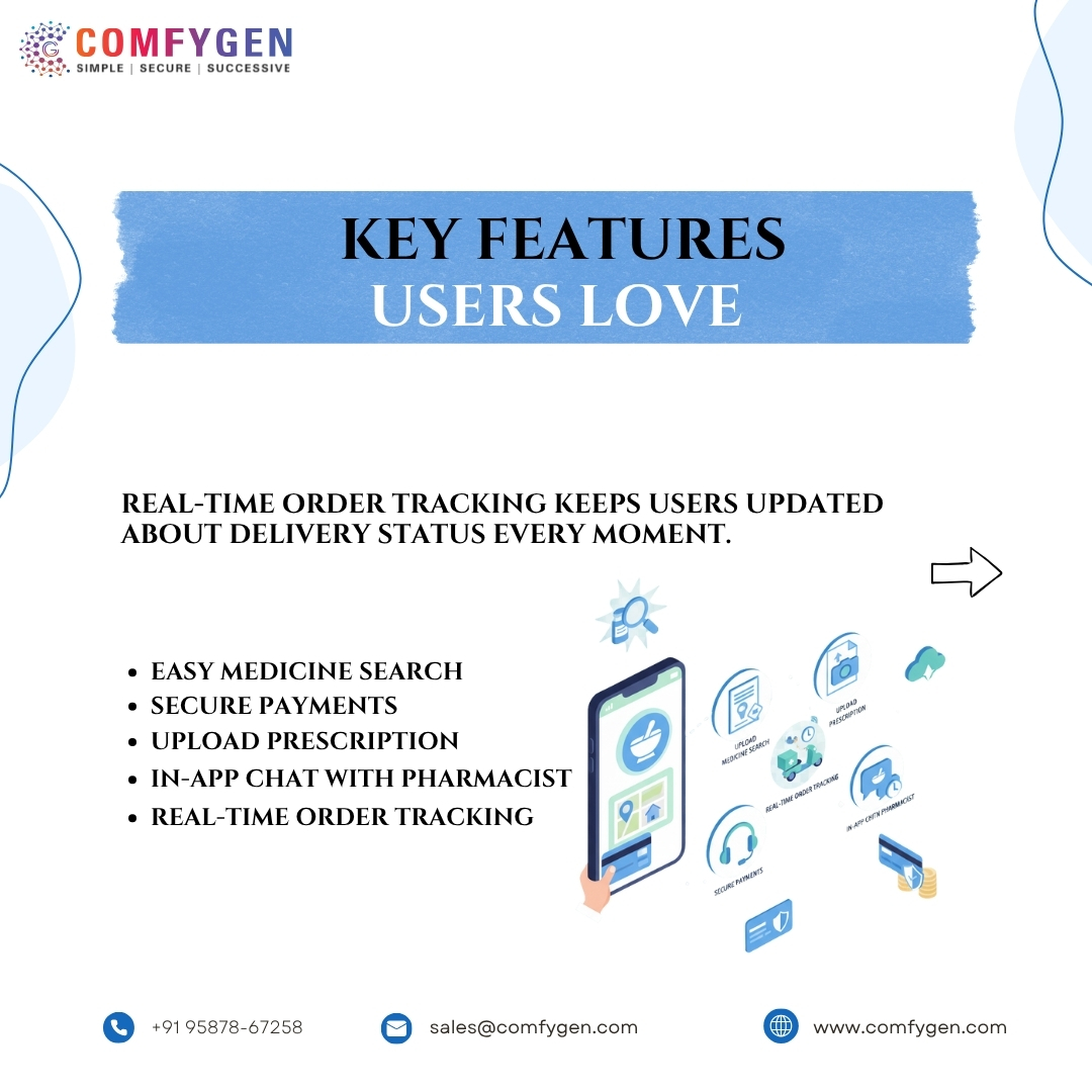 Comfygen_Tech's tweet image. 💊 Build your own Medicine Delivery App — fast, secure &amp;amp; fully custom!
Let’s take your pharmacy business online today!
🌐 comfygen.com/medicine-deliv… | 📩 sales@comfygen.com | 📞 +91 95878-67258

#MedicineDeliveryApp #PharmacyApp #HealthTech #AppDevelopment #Comfygen