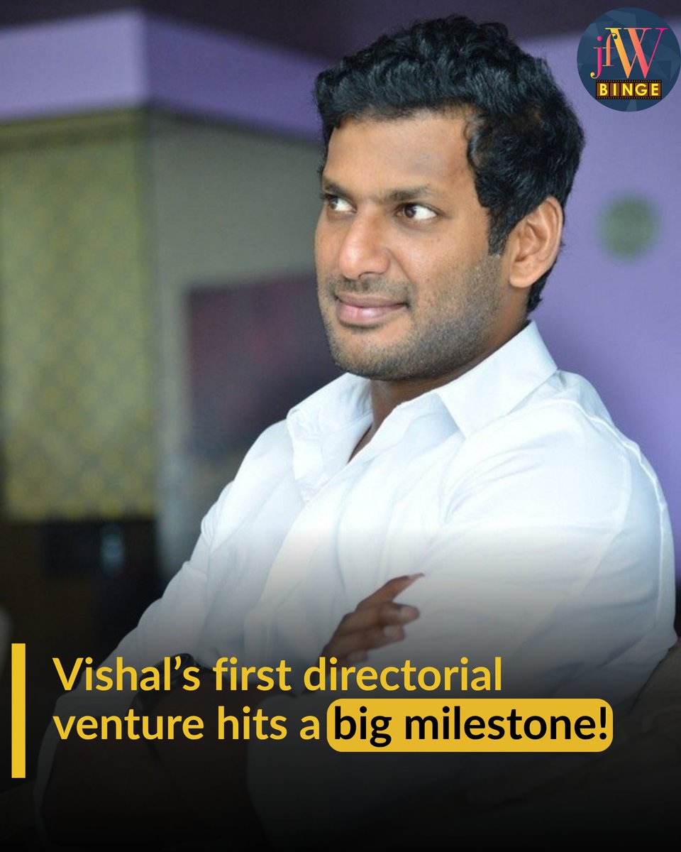 jfwdigital's tweet image. Vishal’s first directorial venture hits a big milestone!  
#vishal #magudam #jfw