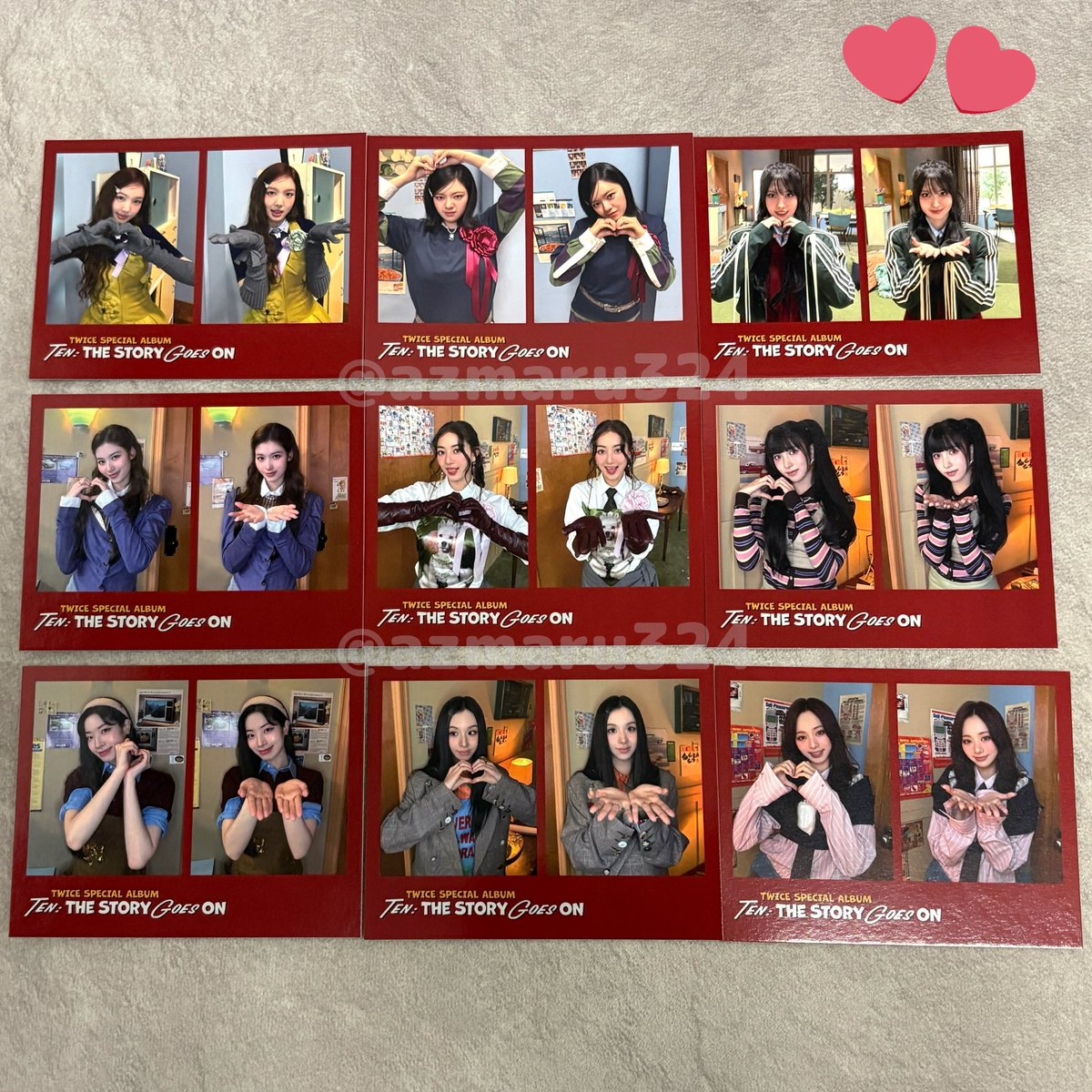 TWICE TEN The Story Goes On soundwave ラキドロ 2cut photo コンプ