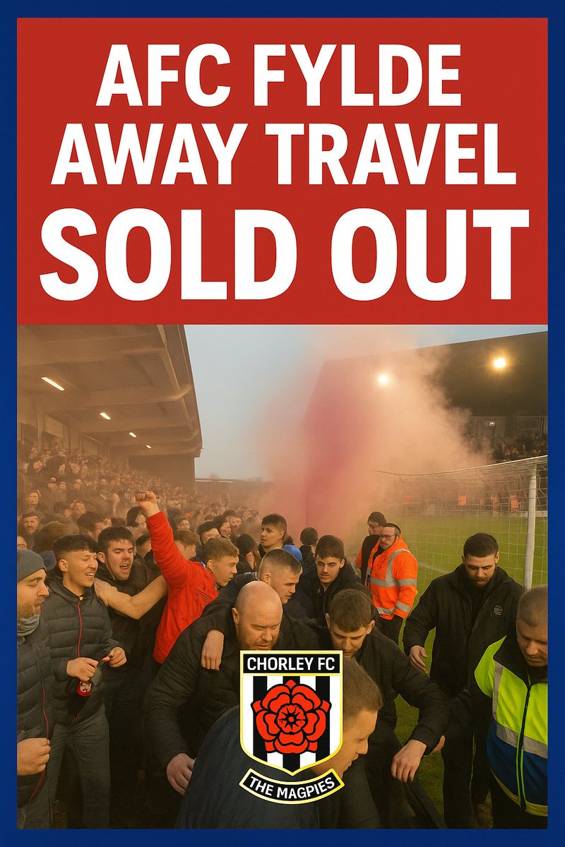 Chorley awaydays tweet media