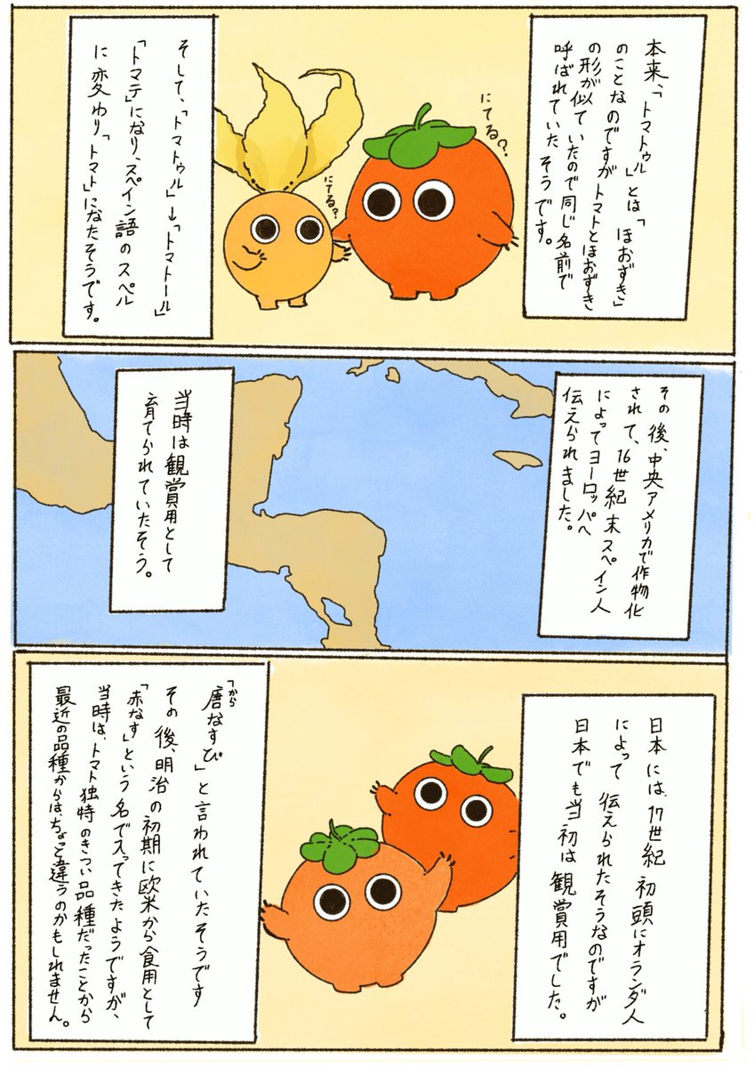 トマトの歴史 あれこれ。