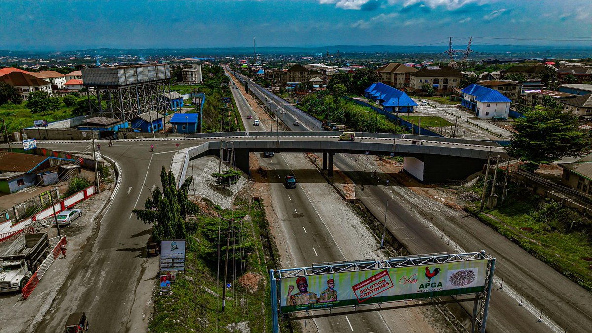 Bsoludo's tweet image. SOLUTION PROJECT ALERT

The Aroma Overpass is now complete — a transformative link between Ifite-Awka and Ziks Avenue. This milestone not only eases congestion but strengthens the urban grid of the capital.

#AnambraIsRising
#SolutionContinues