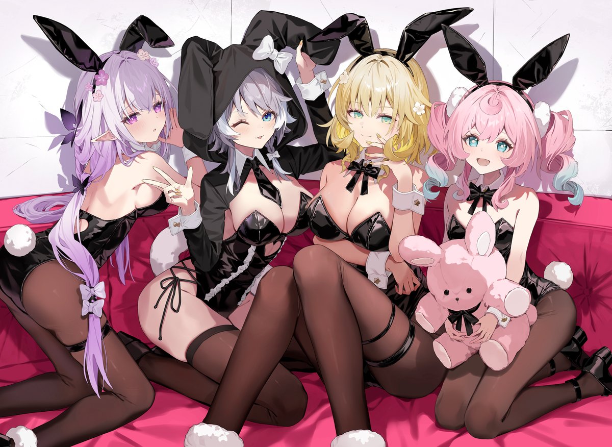 『じゃ～ん、うさぎさんになっちゃった！』🐰