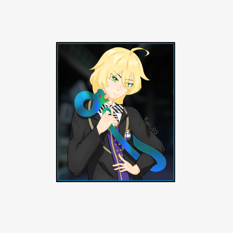 hyatroclus's tweet photo. @hiyohiroo Umm soo that's my oc! He's Vil's brother and is in a relationship with Leona!
Tauriel doesn't have the best health so being in Savanaclaw helps! He's kinda more on the side of good but he refused to go to RSA. First, he'd be in enemy school and second - Neige. https://t.co/pKz5aT8Hgx
