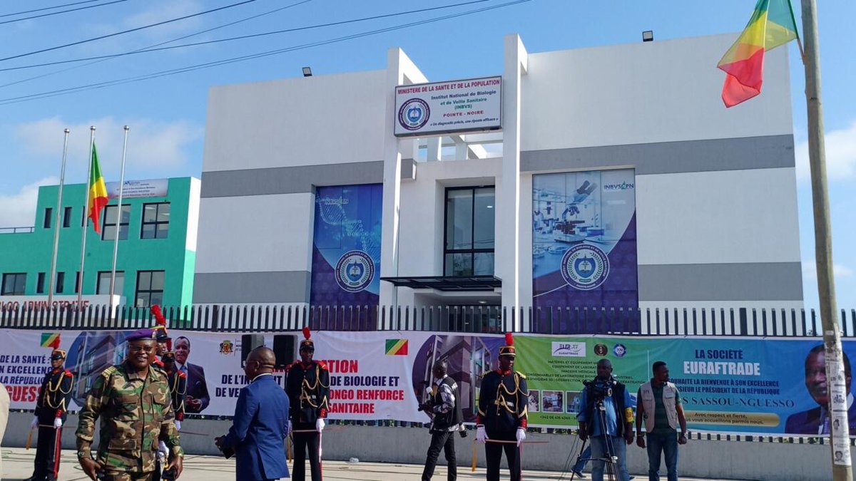 Congo-Brazzaville: inauguration à Pointe-Noire de l’Institut biologique et de veille épidémiologique rfi.fr/fr/afrique/202…