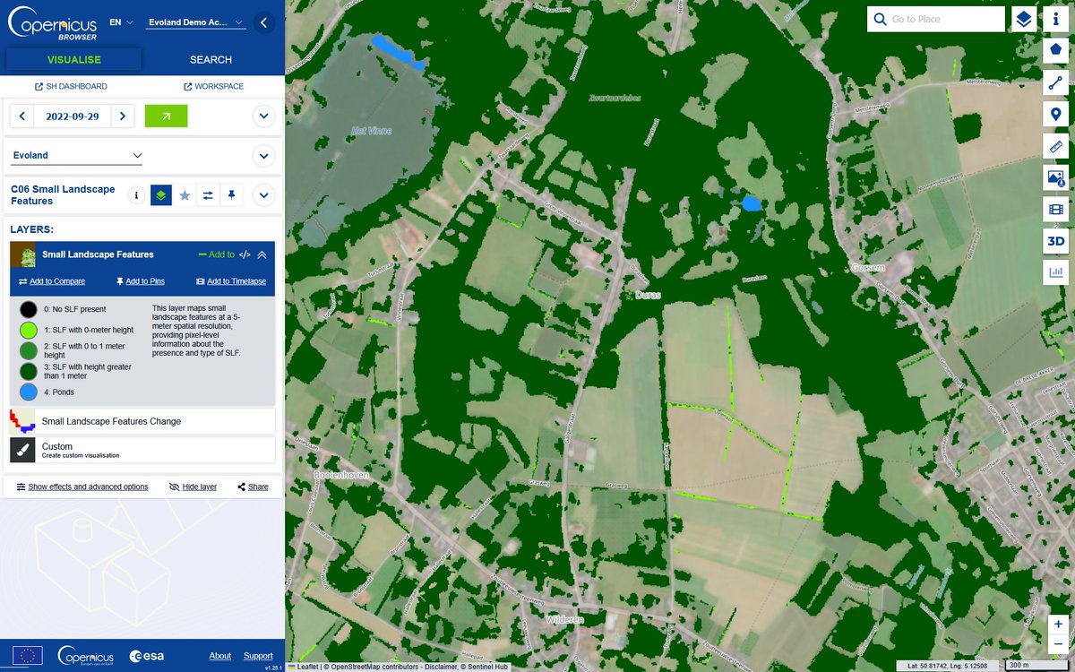 EvoLandEU's tweet image. 🌳 #EvoLand C6 enhances mapping of Small Landscape Features—woody elements, ponds, field margins &amp;amp; more—boosting CLMS accuracy.  

👉 More about how to explore C6  evo-land.eu/results-portal/  

#LandMonitoring #EarthObservation
