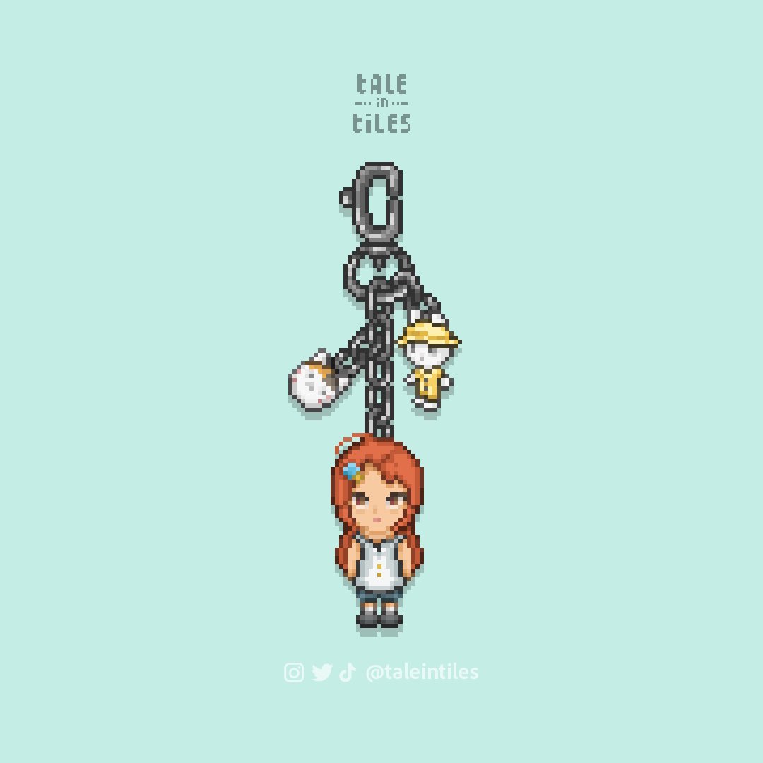 taleintiles's tweet photo. speedran a pixel keychain of my ‘oc’ while dealing with headache 😭🥹 it looks pretty cute (yes/ no? 💀🔫🤠)

#pixelart #pixelartist #oc https://t.co/RCThAAyKRe