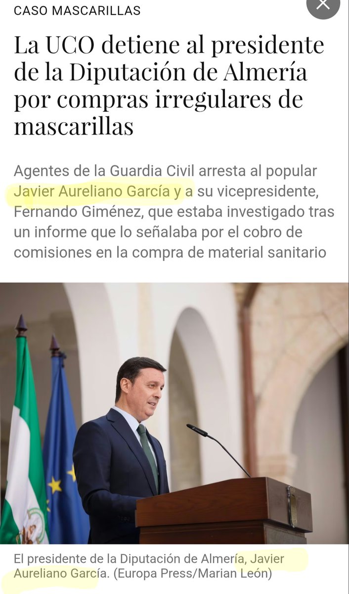 Detenido Javier Aureliano Garcia x corrupción.

Tendrá Cien Años de Soledad en la Cárcel