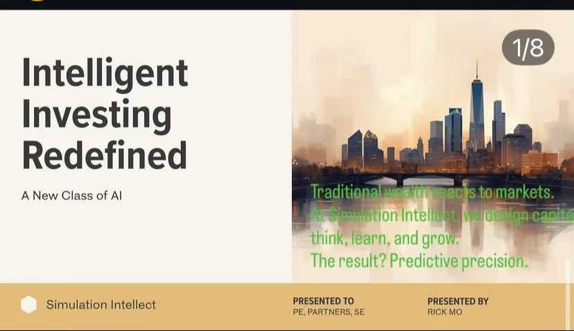 EmmaSchneix0's tweet photo. The future belongs to systems
that think, learn, and adapt.
Our AI sees patterns humans miss,
predicts outcomes early,
and evolves with the markets.
https://t.co/BWeszlMr8D
#FutureOfAI #AIRevolution #MarketPrediction #DigitalWealth
#simulationintellect https://t.co/B4vFQyl7pz