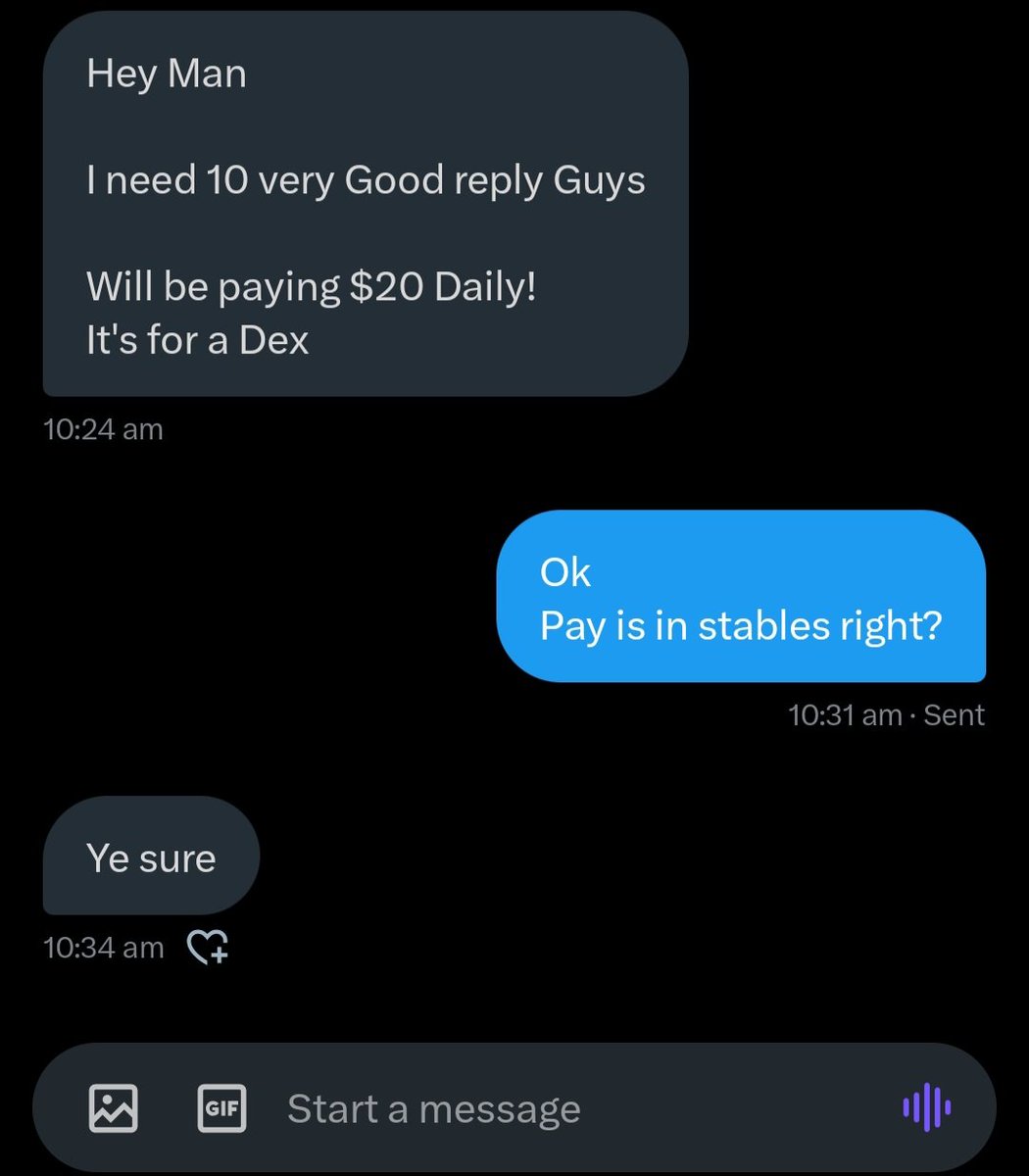 We're Hiring 🚨

10 Reply Guys, pay $20/Daily

To get in👇
~Comment your telegram Handle
~Like &amp; Retweet 
~Tag 3 Friends
~ join👇, we are selecting in
t.me/+7DTgRLCqgeRiN…
Send your comment link👆
Selections in 48 hours🔥