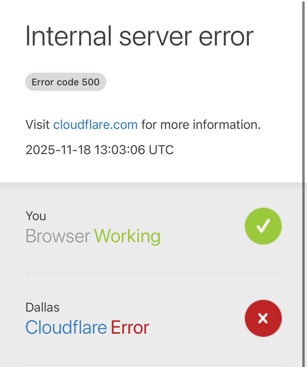 Gm! Anyone else loving this Tuesday? La internet is down… 😅🤷‍♂️