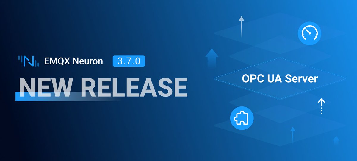 EMQTech's tweet image. EMQX Neuron 3.7.0 is here!

Unlock #OPCUA Server for seamless industrial data integration and real-time connectivity.

Boost efficiency with enhanced dashboards.

👉 Explore it today: buff.ly/zkqO7Xj 

#IoT #MQTT #IndustrialIoT