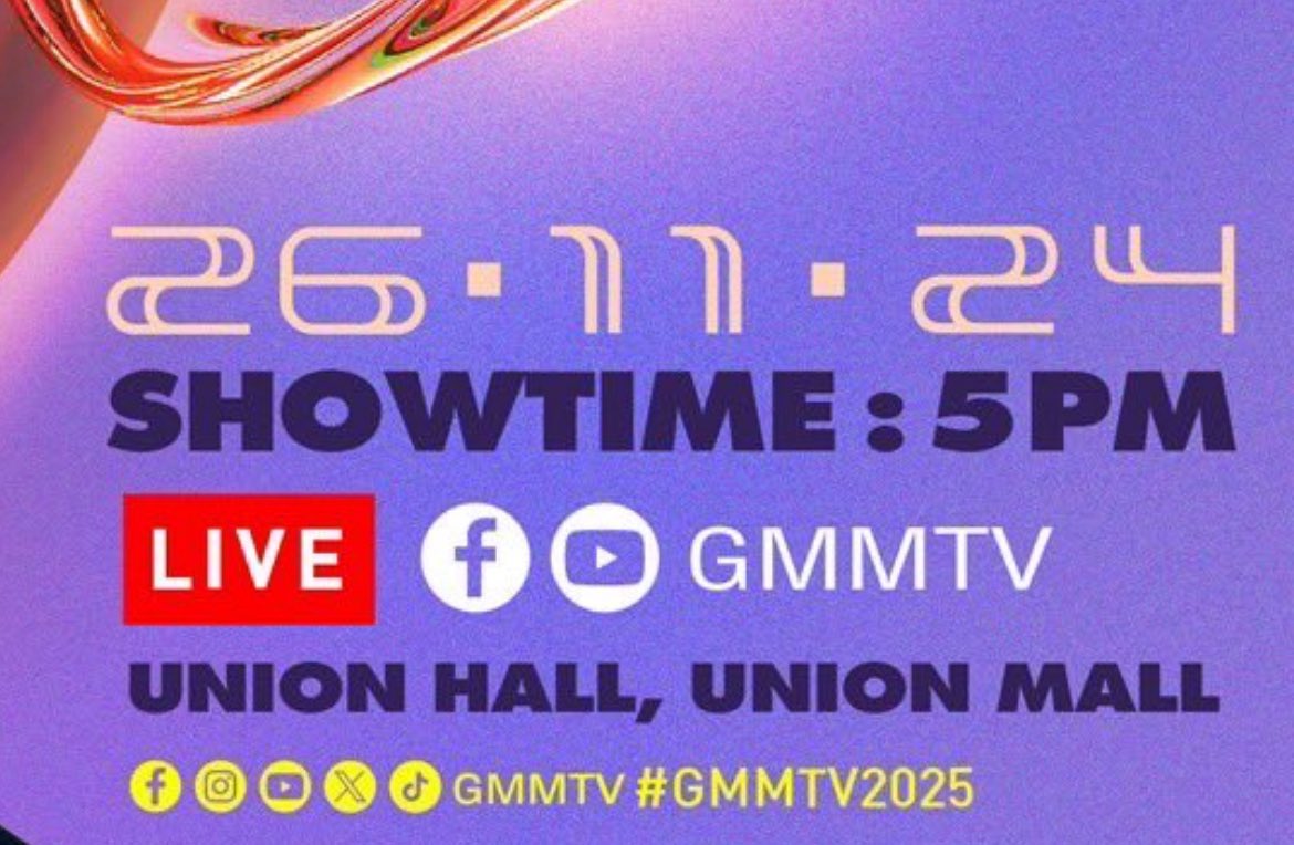 floriloveswu's tweet image. event starting half an hour before last year, that 36 series rumor might be real I fear… #GMMTV2026
