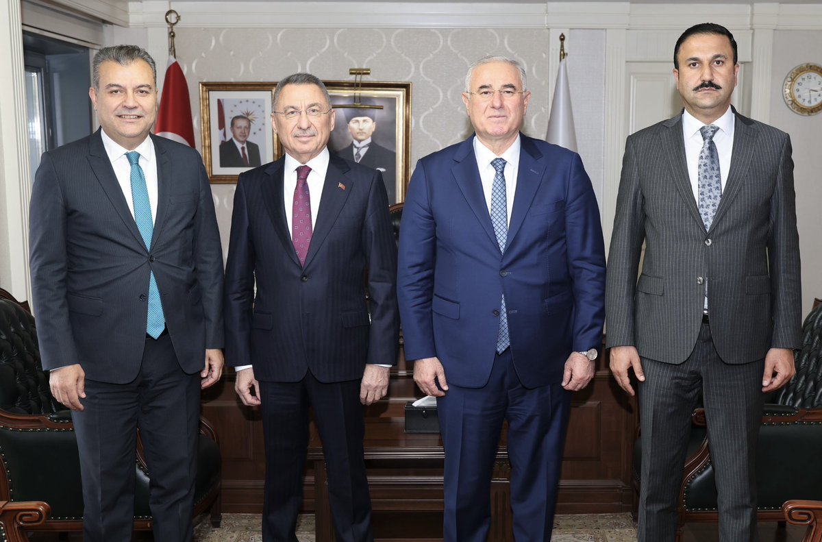 TRombudsman's tweet image. Türkiye Büyük Millet Meclisi Dışişleri Komisyonu Başkanı ve Ankara Milletvekili Sayın Fuat Oktay, Kamu Başdenetçisi Sayın Mehmet Akarca’yı ziyaret etti.

Görüşmede; Kamu Denetçileri Sayın Fatma Benli Yalçın, Sayın Sadettin Kalkan, Sayın Abdullah Cengiz Makas, Sayın Özcan Yıldız…