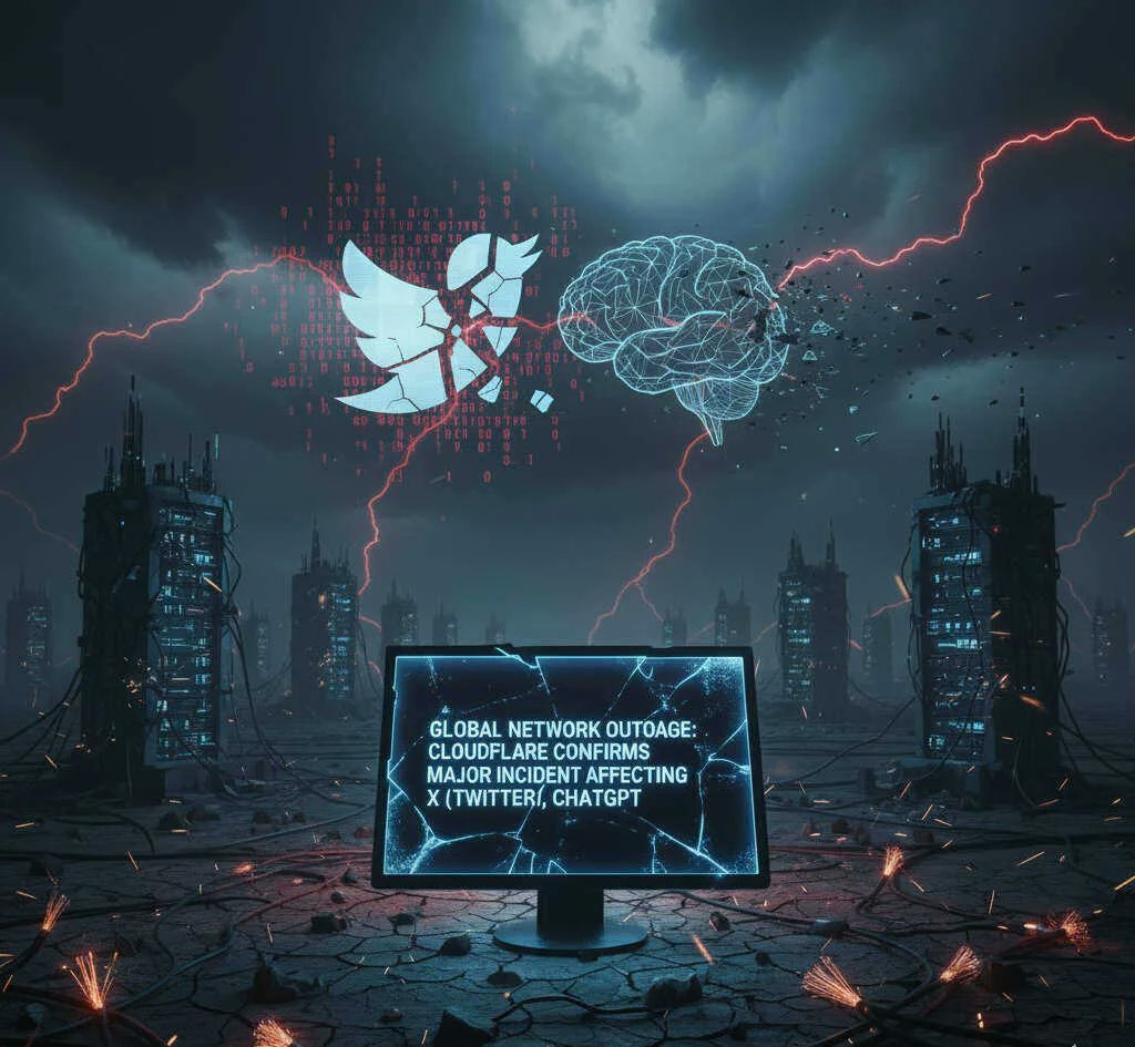 UtmostArray's tweet image. Global Network Outage: Cloudflare Confirms Major Incident Affecting X (Twitter), ChatGPT
utmostarray.com/cloudflare-con…

#CloudflareOutage #InternetDisruption #globaloutage #WebInfrastructure #servicedown #techincident #blogger #news