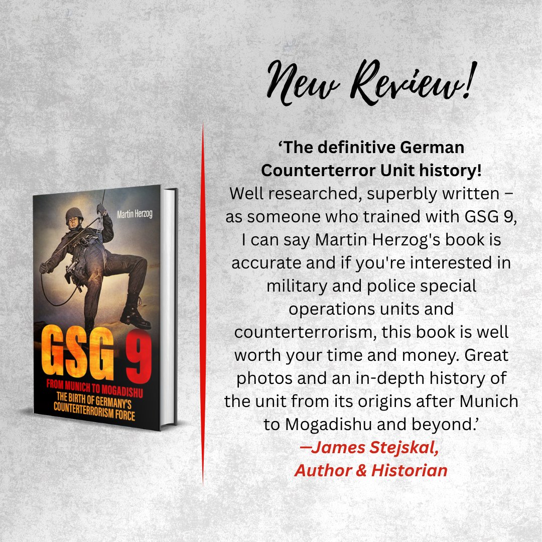Script_Military's tweet image. GSG 9: From Munich to Mogadishu is the first English-language history of the elite German police unit and its role in shaping modern counterterrorism.
🛒 tinyurl.com/2nd5nwnw