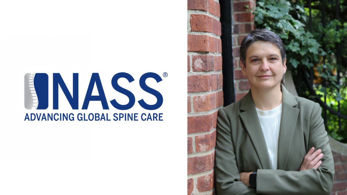Spine_DAO's tweet image. Dr. Lafage is receiving the 2025 Henry Farfan Recognition Award from @NASSspine 
Nominated for the award by @pgpassiasmd , he writes:
“She has applied her unique background in mechanical engineering and her deep knowledge of outcomes-based realignment concepts to guide us in…