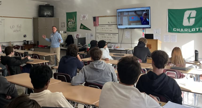 Thank You to Mr. Chad Collins of Collins Design Build of Hillsborough, who came to speak to Mr. Welch's Entrepreneurship classes yesterday at Cedar Ridge HS. Great conversations about Entrepreneurship and how it relates to the real-world. We love guest speakers!
