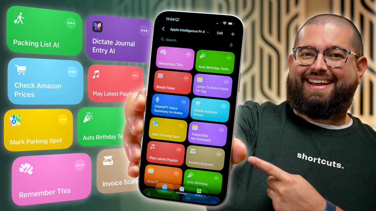 stephenrobles's tweet image. 📺 18 NEW Shortcuts just dropped! Watch and share here: youtu.be/XCQH-KF6Sys
