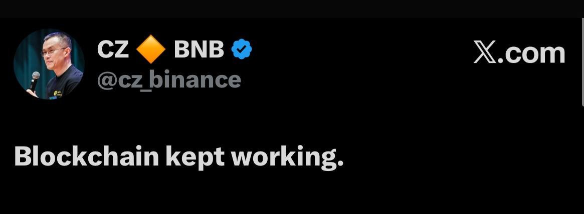 base58io's tweet image. Cloudflare outage → Half the internet went dark.
#Blockchain → Kept working. 🟢

That&apos;s what resilient infrastructure looks like. 💪