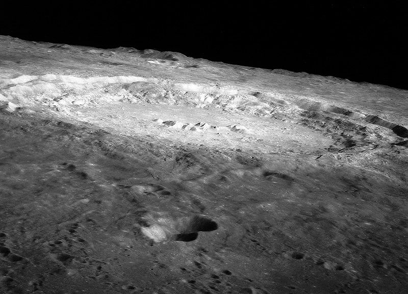 Moonpans's tweet image. On this day 1969 - Apollo 12 Arrives in Lunar Orbit

This photo shows the Apollo 12 crew’s view of the mighty Copernicus crater and the smaller double crater in the foreground, Fauth and Fauth A