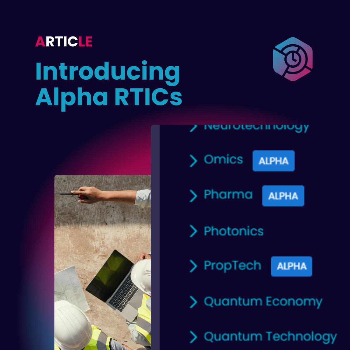 TheDataCity's tweet image. We&apos;ve just launched Alpha RTICs - our first-draft sector maps built by our Industry Analysts to highlight fast-growing industries before traditional classifications catch up. 

Read the blog 👇 
hubs.ly/Q03TKcZv0