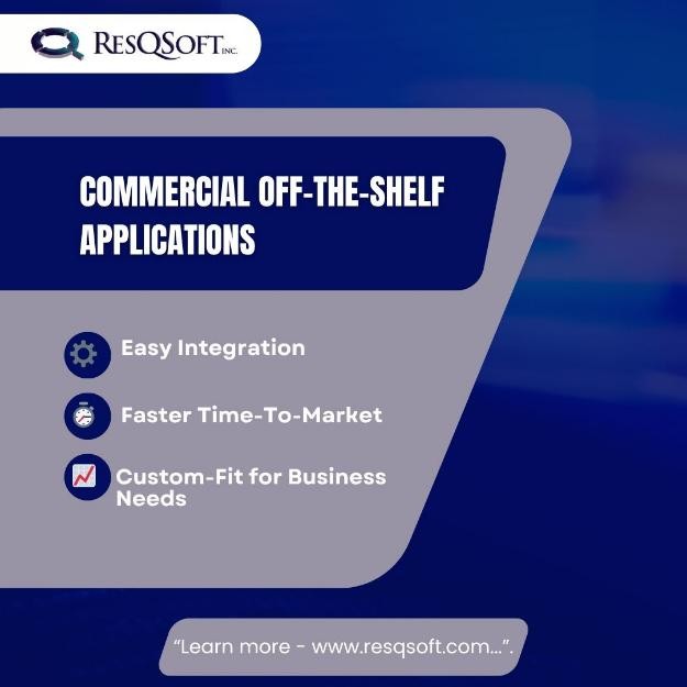 resqsoftinc's tweet image. Adopting Commercial Off-The-Shelf Applications means saying yes to agility and efficiency. 🌍
ResQSoft customizes COTS applications that seamlessly integrate with your business, saving you months of development time. 

bit.ly/46UtoR6 

#COTSApps #SoftwareIntegration