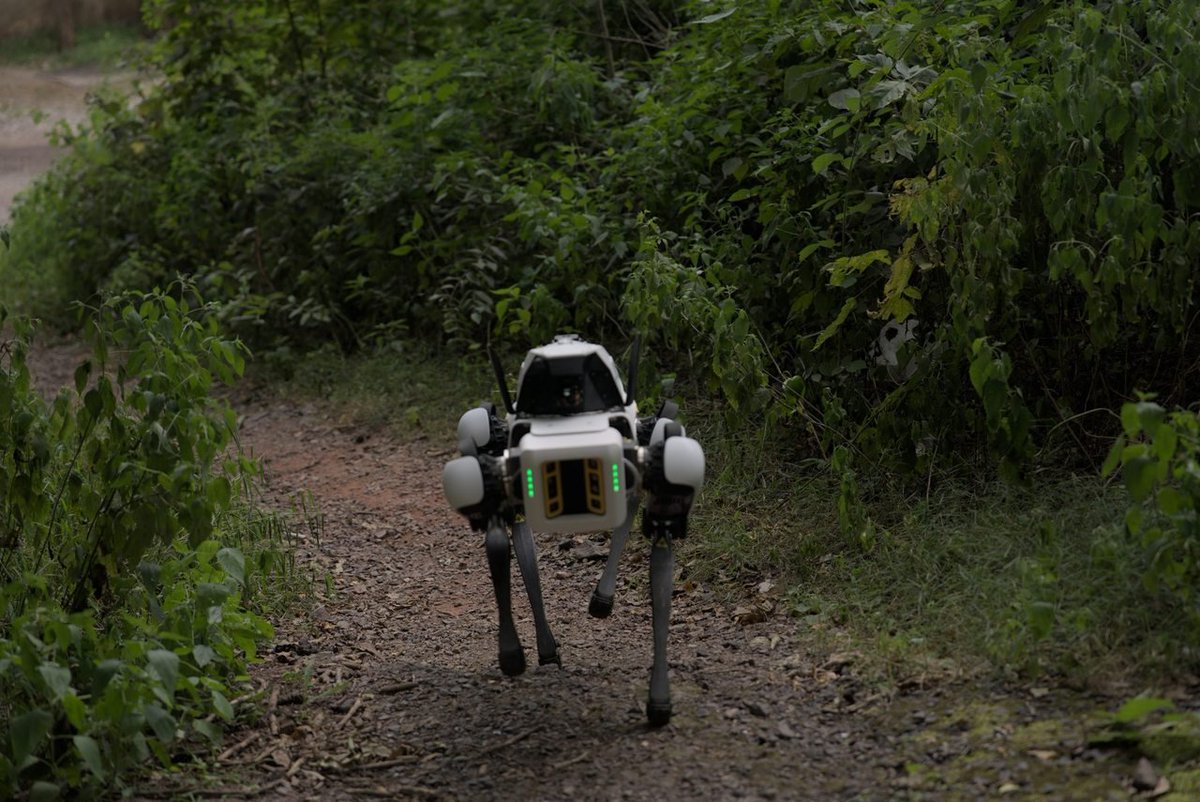 asylonrobotics's tweet image. 🐕 A Day in the Life
6 AM: Boot up. Ready to roll.
9:30 AM: Thermal signature detected. Alert sent.
2 PM: All-weather operations? That&apos;s my thing.
11 PM: Night shift. Thermal imaging activated.
150,000+ miles patrolled. Doing what I was built for. 
#DroneDog #RoboticSecurity