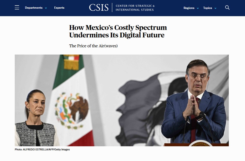 CSISAmericas's tweet image. Sky-high spectrum fees in Mexico are blocking 5G investment, widening the digital divide, and weakening Mexico&apos;s competitiveness ahead of the 2026 USMCA review, say @RyanBergPhD, @DiegoTMEC, and @HenryZiemer.
Read the full analysis here: csis.org/analysis/how-m…
