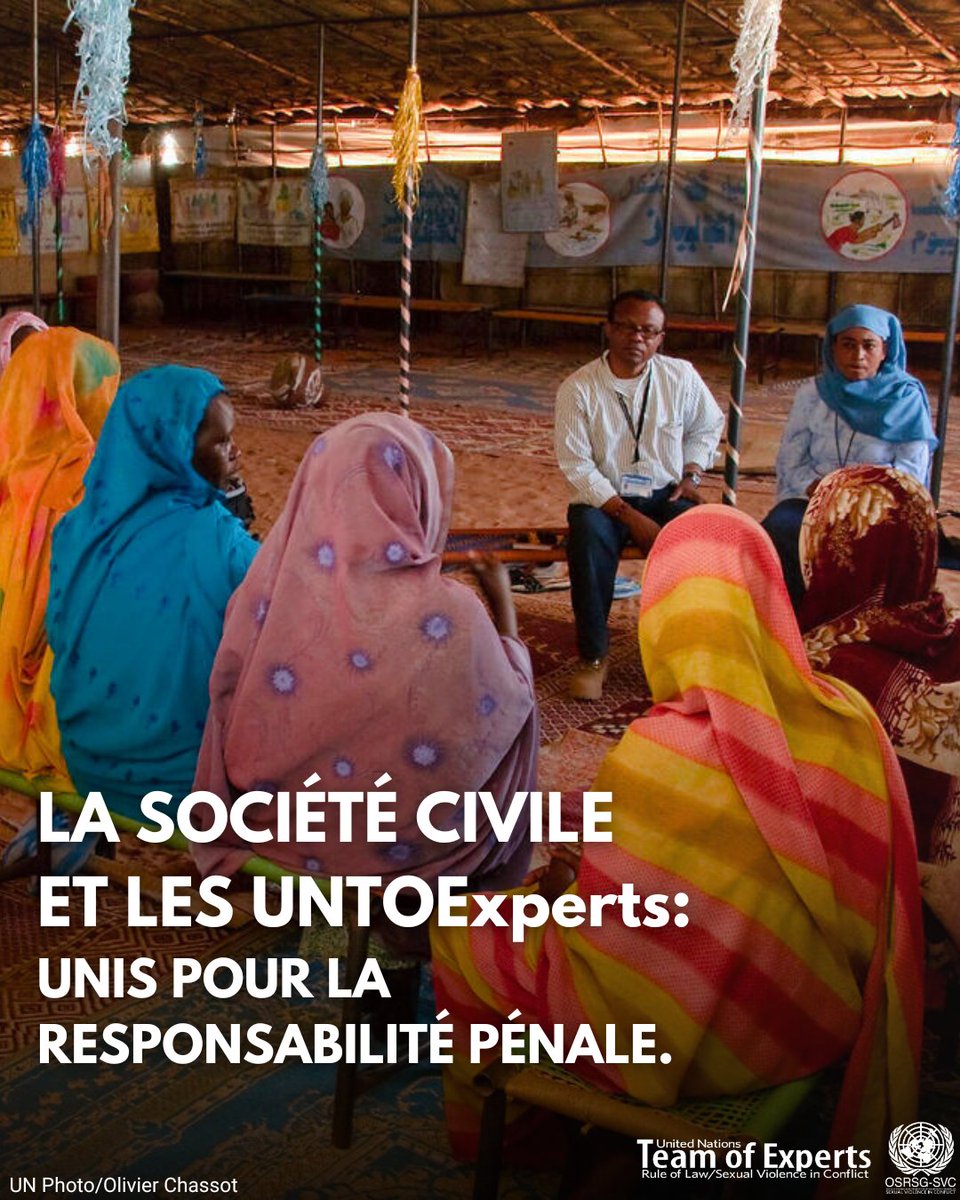 endrapeinwar's tweet photo. Les #UNTOExperts collaborent avec la société civile, les associations de droits humains et le barreau pour améliorer la responsabilisation des auteurs des violences sexuelles liées au conflit et faire avancer l’état de droit face à ces crimes. https://t.co/ScSFV0iwqE