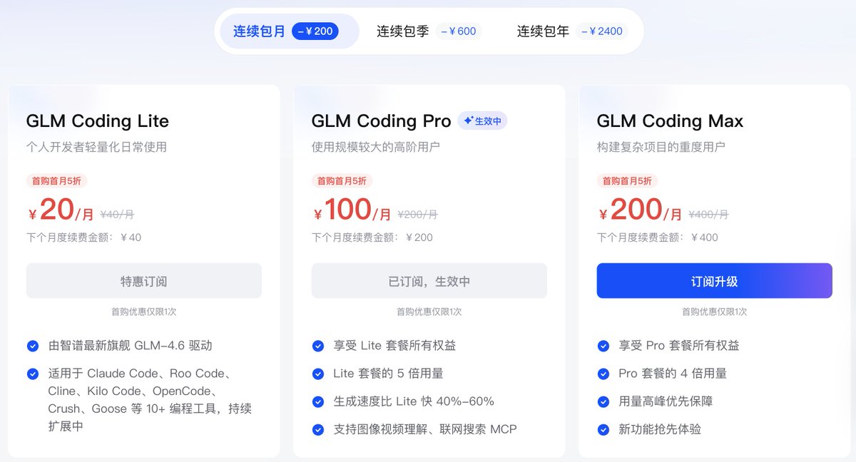 天下武功，唯快不破！

升級Pro 套餐了，😂 速度還要快50%？現在已經太快了啊，試試看～
現在的方案：
 1. ChatGPT Plus 20$ 不用白不用，Codex 雲端跑長時任務
2. 本地Claude Code + GLM，速