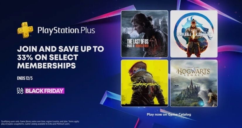 رسمياااا🚨🚨🚨

خصم 33% على اشتراك البلايستيشن بلس قادم بتاريخ 21 نوفمبر وبيستمر الى 5 ديسمبر ✅🔥