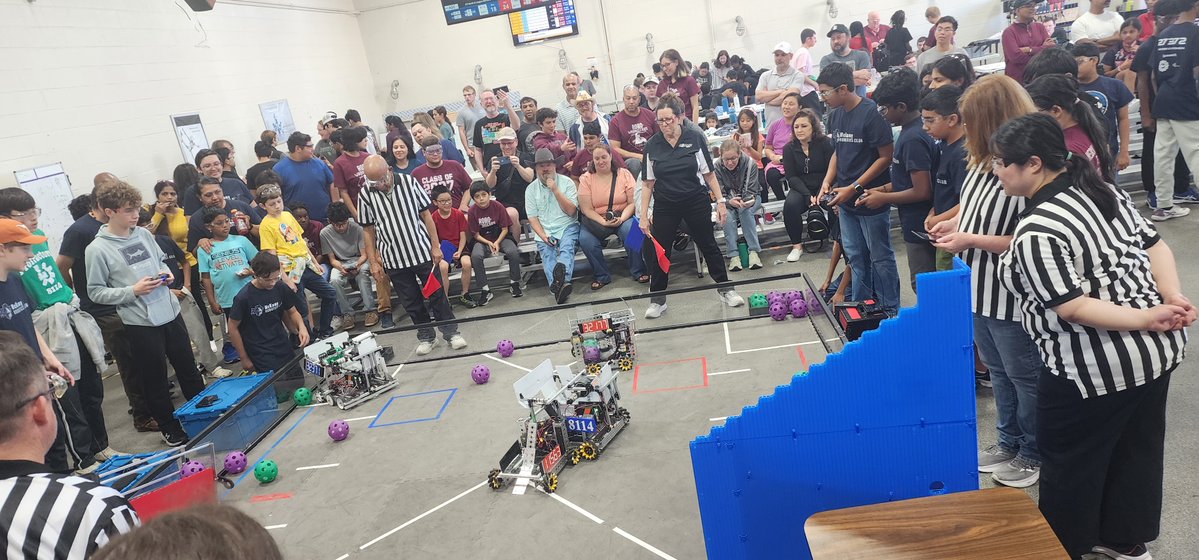 FIRSTinTexas's tweet image. What a weekend for the NTX X-League! Twenty-nine teams took the field at the Marcus Roboplex, split between morning and afternoon sessions. Huge congrats to Pro2type and Mechanical Advantage for hitting the top score of the day at 155. 🤖

#FIRSTinTexas #FIRSTTechChallenge #STEM