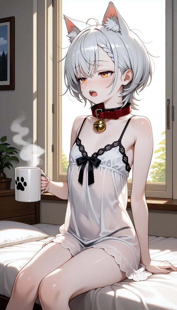 Collar_AI's tweet image. Good morning everyone, wishing you a lovely day!

Can I... go back to bed?

#AIイラスト #AIart #CordeliaTachibana #GoodMorning #sleepy