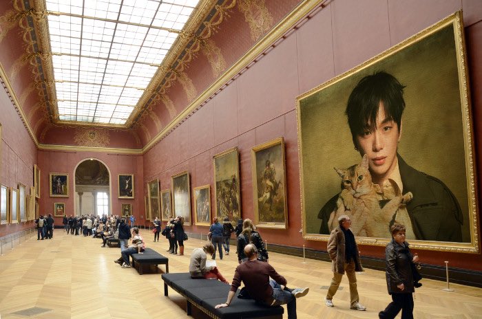 루브르에 놓으면 바로 누가훔쳐갈듯