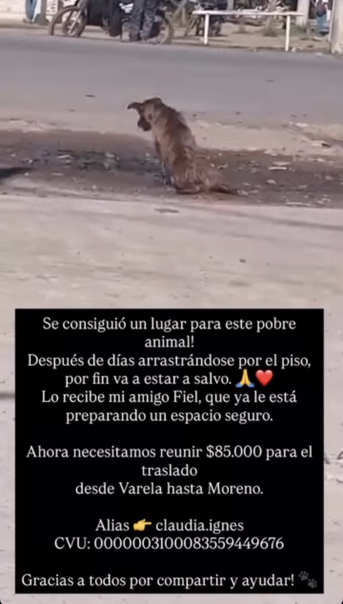 ACTUALIZO

Lo recibe mi amigo Fiel, quien pueda colaborar 🙏🏻

<a href="/croargno/">.</a> <a href="/CroArg/">.</a>