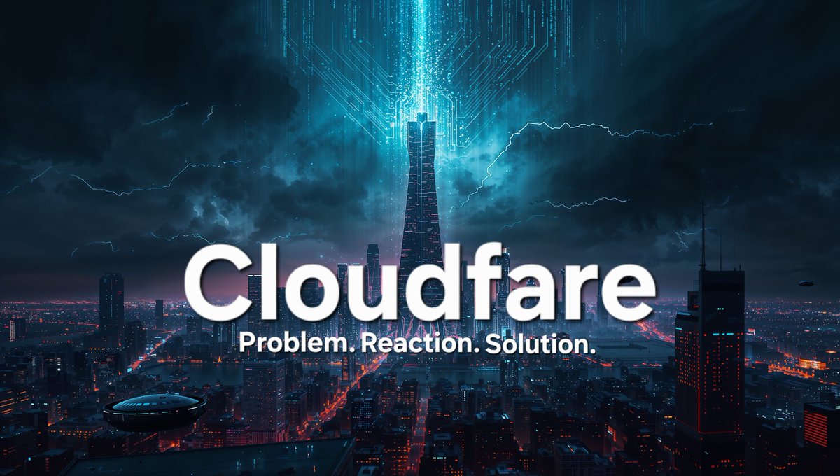 🧵𝗣𝗿𝗼𝗯𝗹𝗲𝗺.𝗥𝗲𝗮𝗰𝘁𝗶𝗼𝗻.𝗦𝗼𝗹𝘂𝘁𝗶𝗼𝗻 ~ 𝗕𝘆 𝗩𝗲𝗿𝗶𝘁𝘆𝗮

Another internet outage today. One stumble from Cloudflare and half the world flickers. The small platforms vanish first. The independents take the hit. The giants barely feel a breeze. Patterns always show