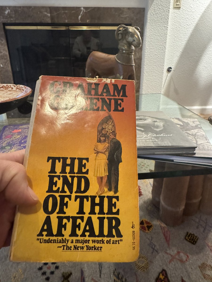 beigege's tweet photo. What an amazing book the end of the affair is. https://t.co/q7WnFaHZD3