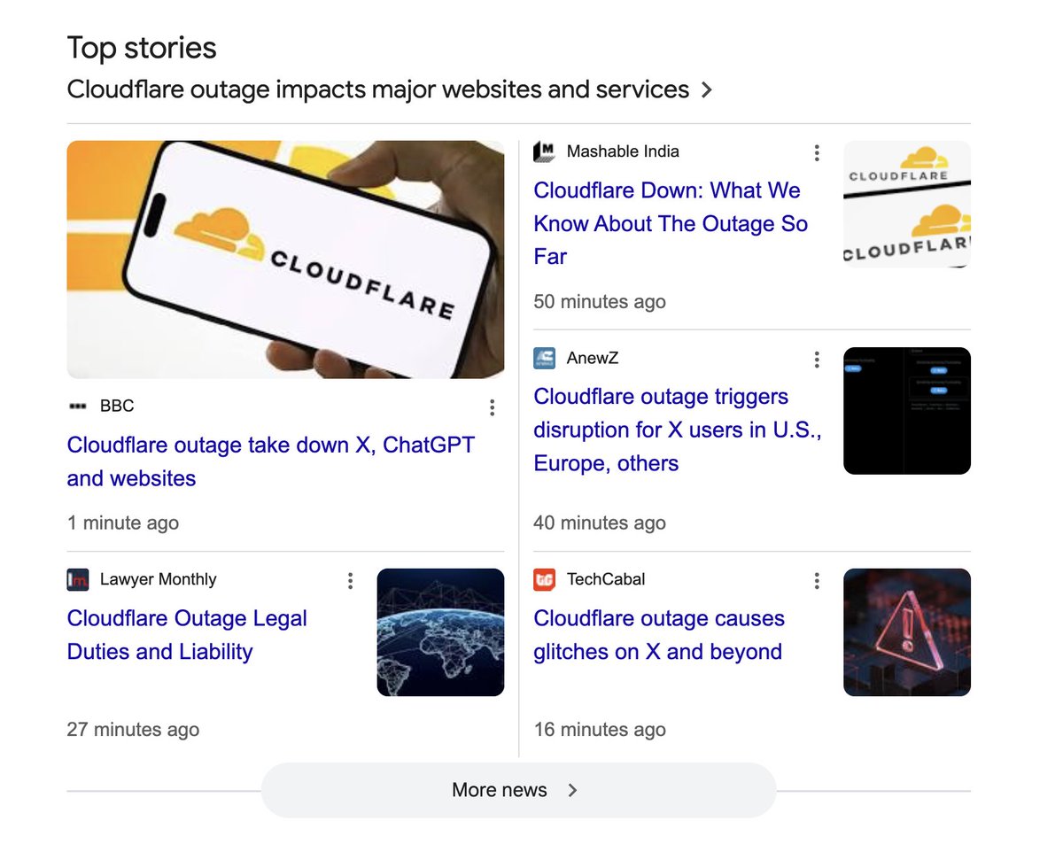 아마도 Laravel Daily에서 블랙 프라이데이 딜을 시작하기에 가장 좋은 날은 아니었을 겁니다.

 다음에는 그날 늦게 대규모 글로벌 정전이 계획되어 있다면 Cloudflare에 문의해야겠어요 :)

 하지만 