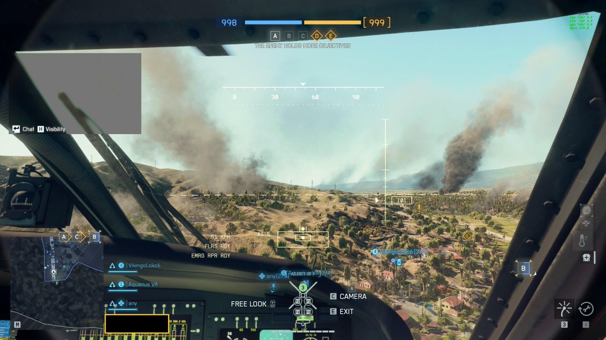 BattlefieldNET's tweet image. Wait... the maximum flight altitude for helicopters on the new Eastwood map is only 100 meters??? 🚁 @tiggr_ 

Is this a bug or intentional? I hope it&apos;s a bug. If not, why this airspace restriction?

#Battlefield | #Battlefield6 | #RedSec 🔥