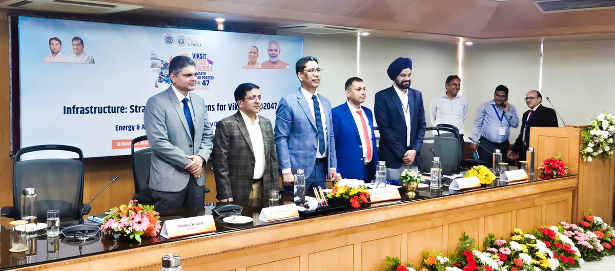 Intelli_Smart's tweet image. @Intelli_Smart MD &amp;amp; CEO, Shri @rawal_anil, was a distinguished speaker at the workshop on &quot;Strategic interventions for Viksit UP@2047” organised by the Uttar Pradesh Energy and Planning Departments in Lucknow today. The discussion focused on strengthening the state&apos;s energy…