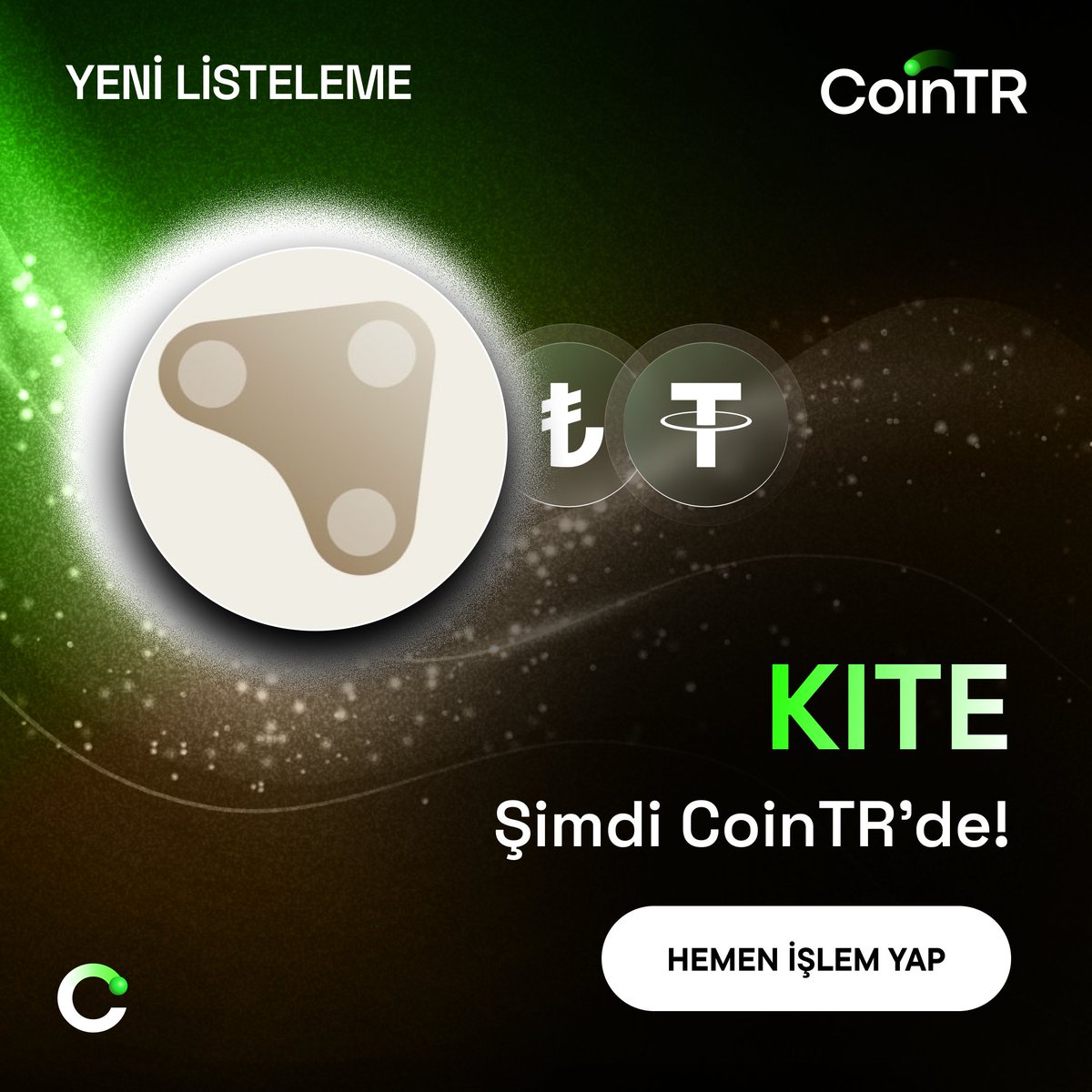 $KITE CoinTR’de Listelendi!

Hemen işlemlerine başlamak için 👇

KITE/USDT: cointr.com/tr/spot/kite-u…
KITE/TRY: cointr.com/tr/spot/kite-t…

<a href="/GoKiteAI/">KITE AI</a>