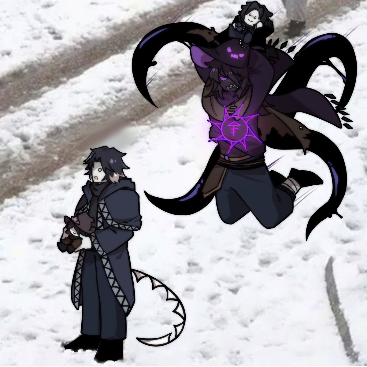 LittleK1412's tweet image. I have art block so have this
#azuretime #twotime #azure