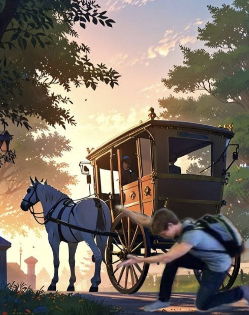 manchiloo's tweet image. How would you wanna get ridden- I MEAN how would you like your ride sir?? A gentle walk, a steady trot, or something faster? I’ll make sure to drive the carriage safely. Please get in